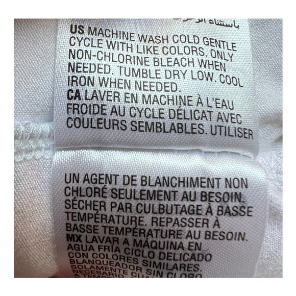 CHARTER CLUB WOMENS LACE-SLEEVE CHEMISE NIGHTGOWN BLOSSOMS FLORAL WHITE XS - Picture 9 of 10